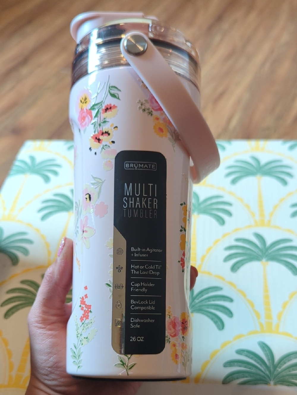 brand New *RARE* BrüMate Multi Shaker Tumbler Wildflower Meadows